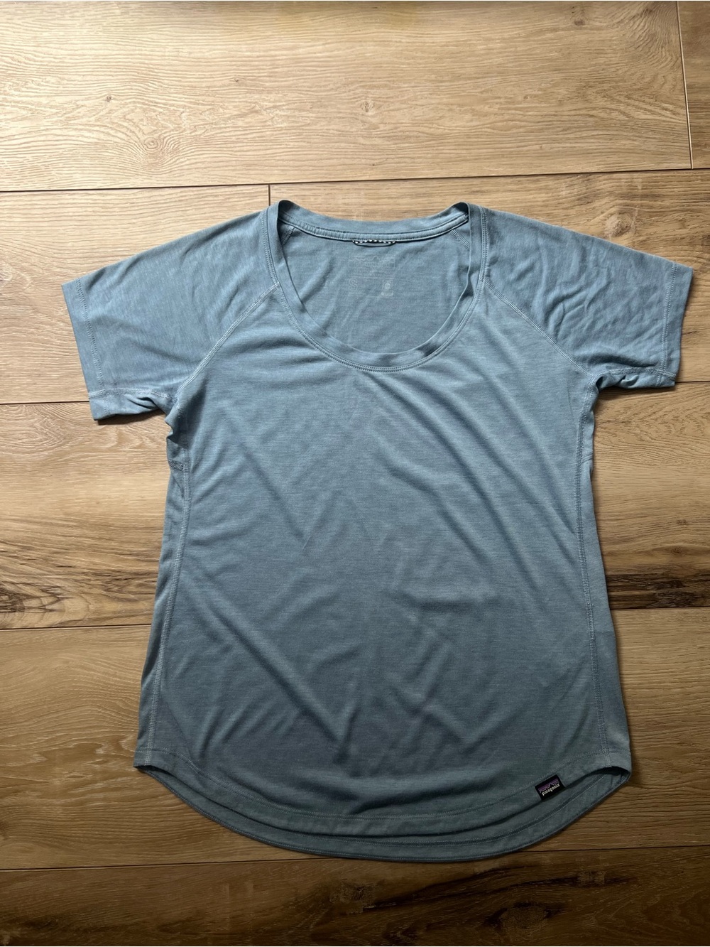 Patagonia Women's Short Sleeve Tee in Light Blue